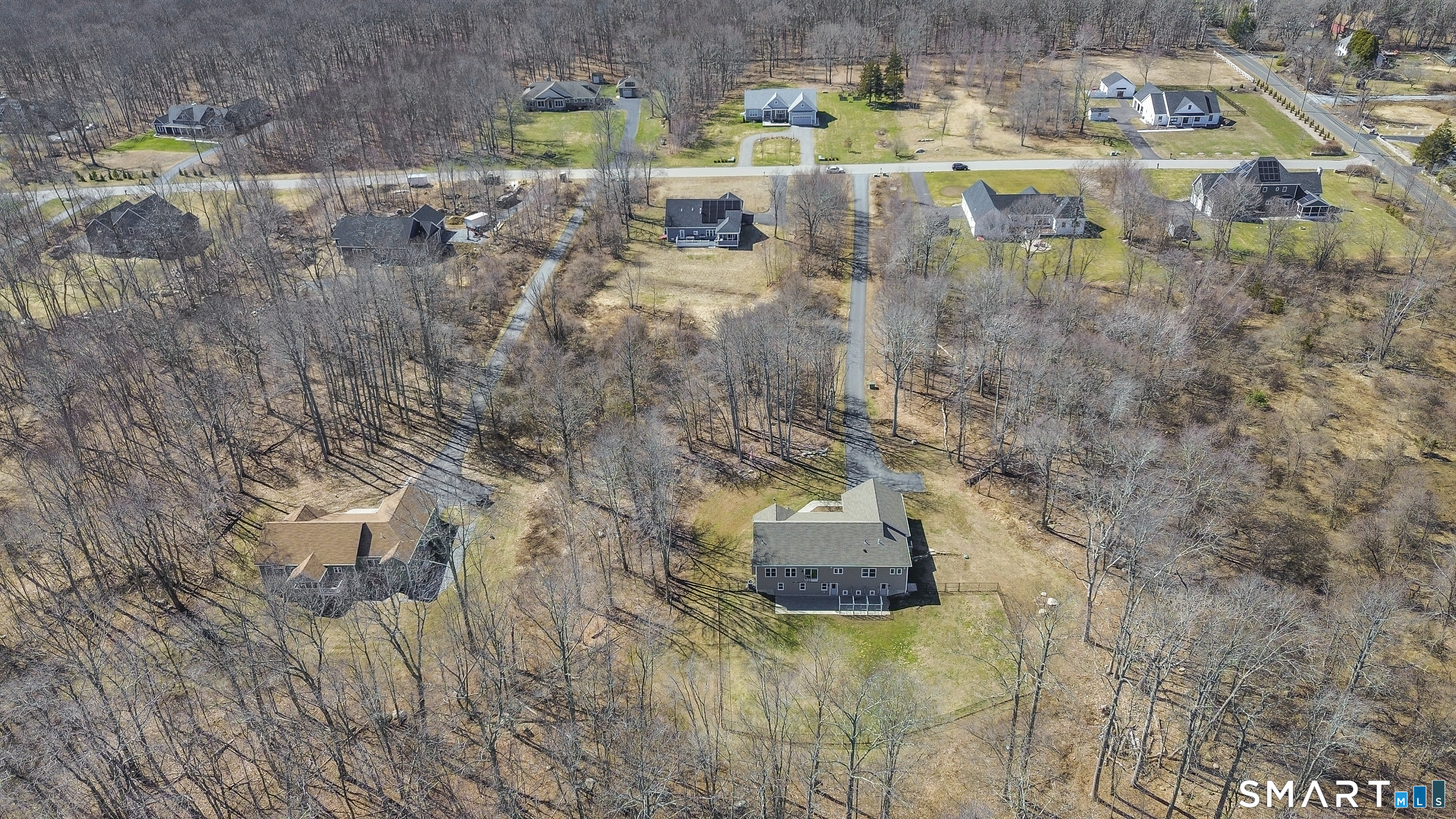 6 Syleo Lane Salem, CT 06420 - Photo 33 of 38 a aerial view of residential houses with outdoor space
