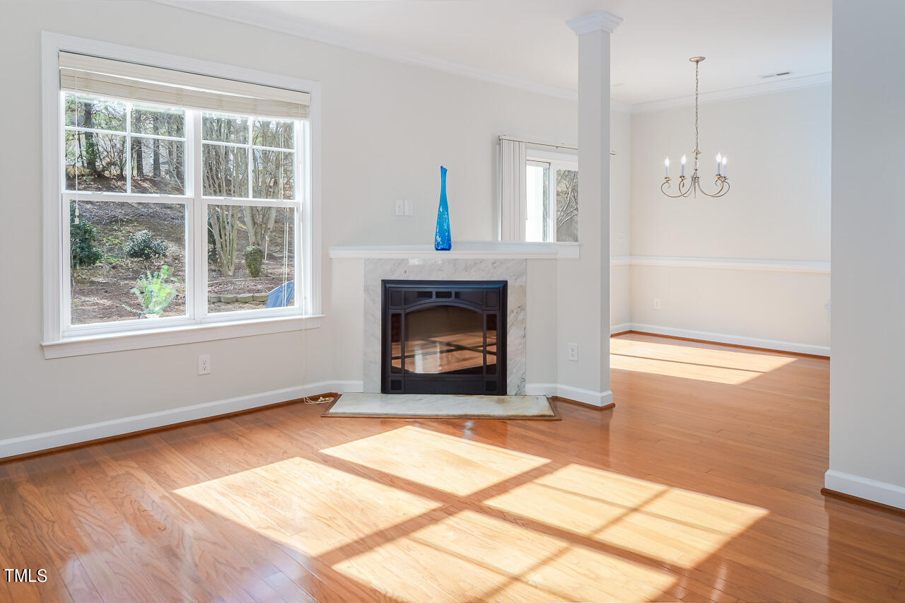 3837 Cumberland Pond Road Raleigh, NC 27606 - Photo 8 of 37 living room fireplace