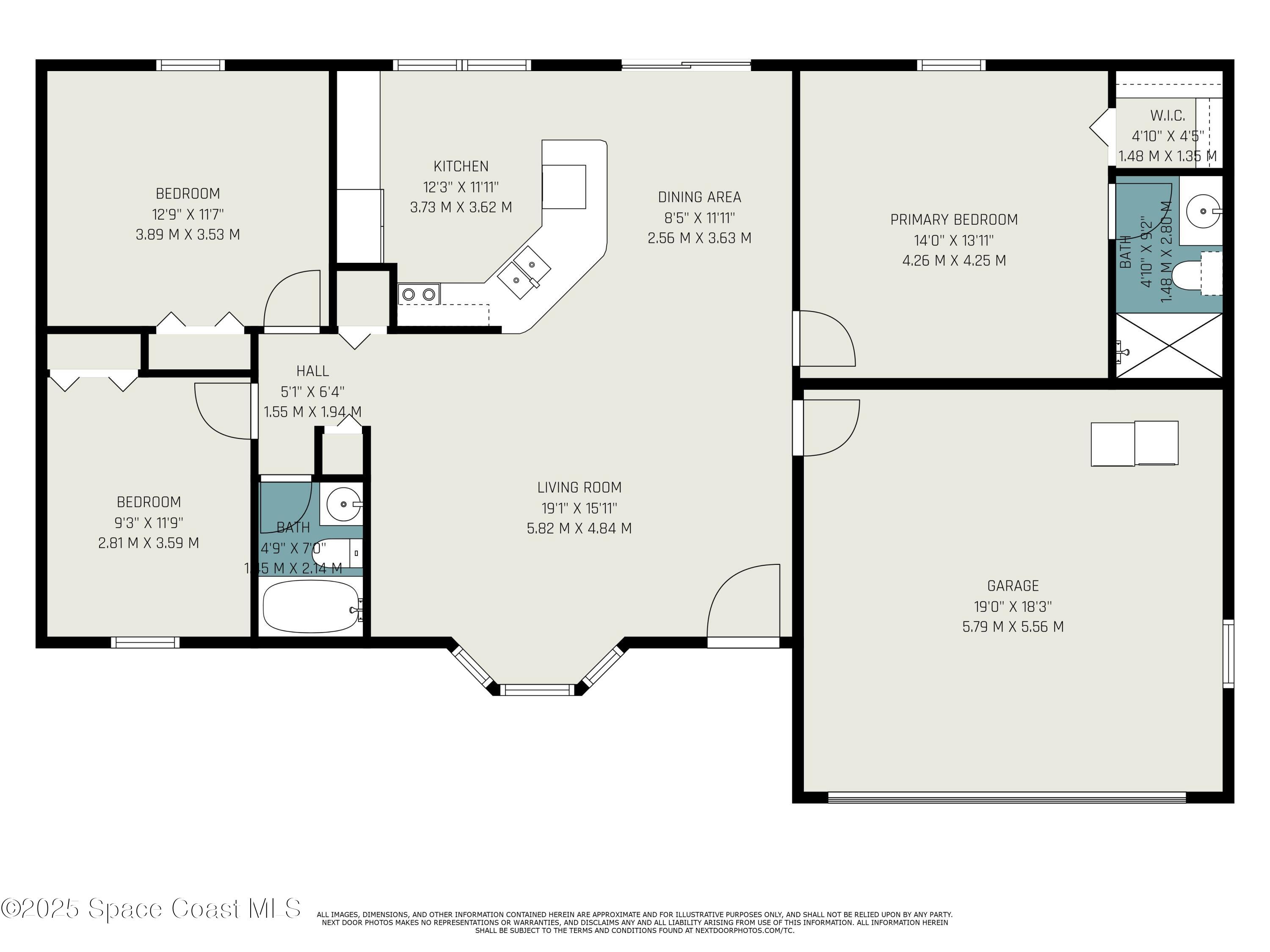1303 Whitehurst Road Southwest Palm Bay, FL 32908 - Photo 22 of 22 Floor Plan
