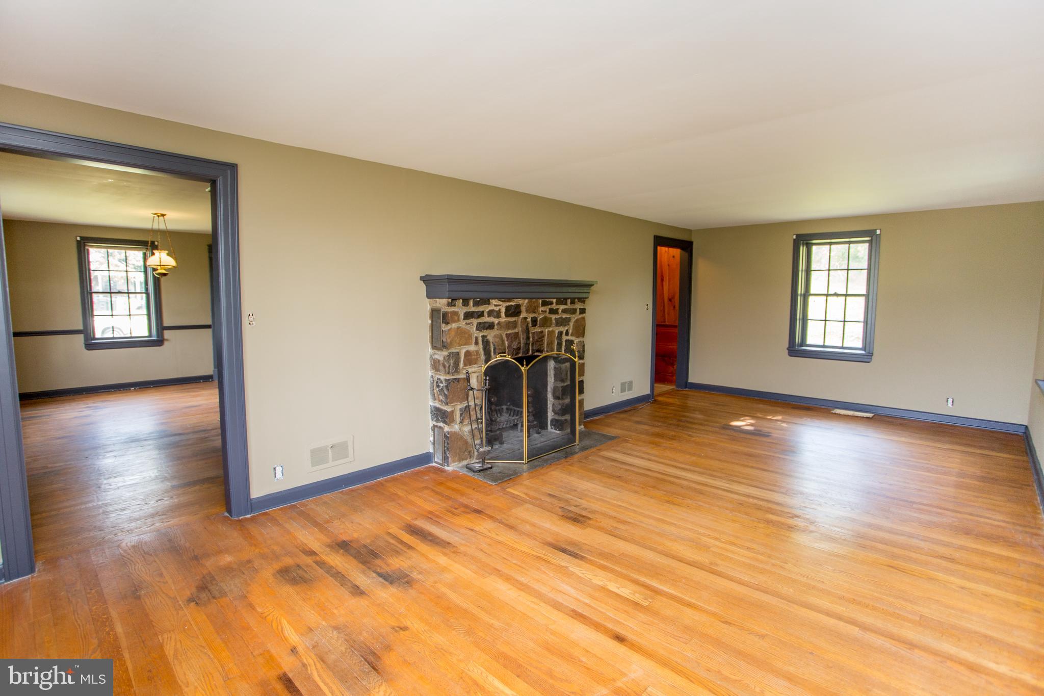 54 Mt Joy Road Milford, NJ 08848 - Photo 11 of 43 Living Room toward Dining Room & Kitchen