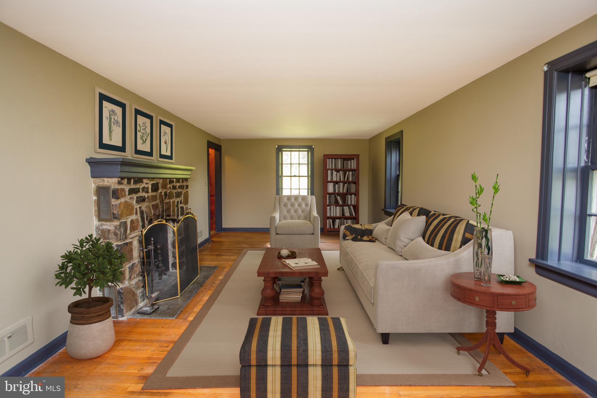 54 Mt Joy Road Milford, NJ 08848 - Photo 12 of 43 Living Room - Virtually Staged
