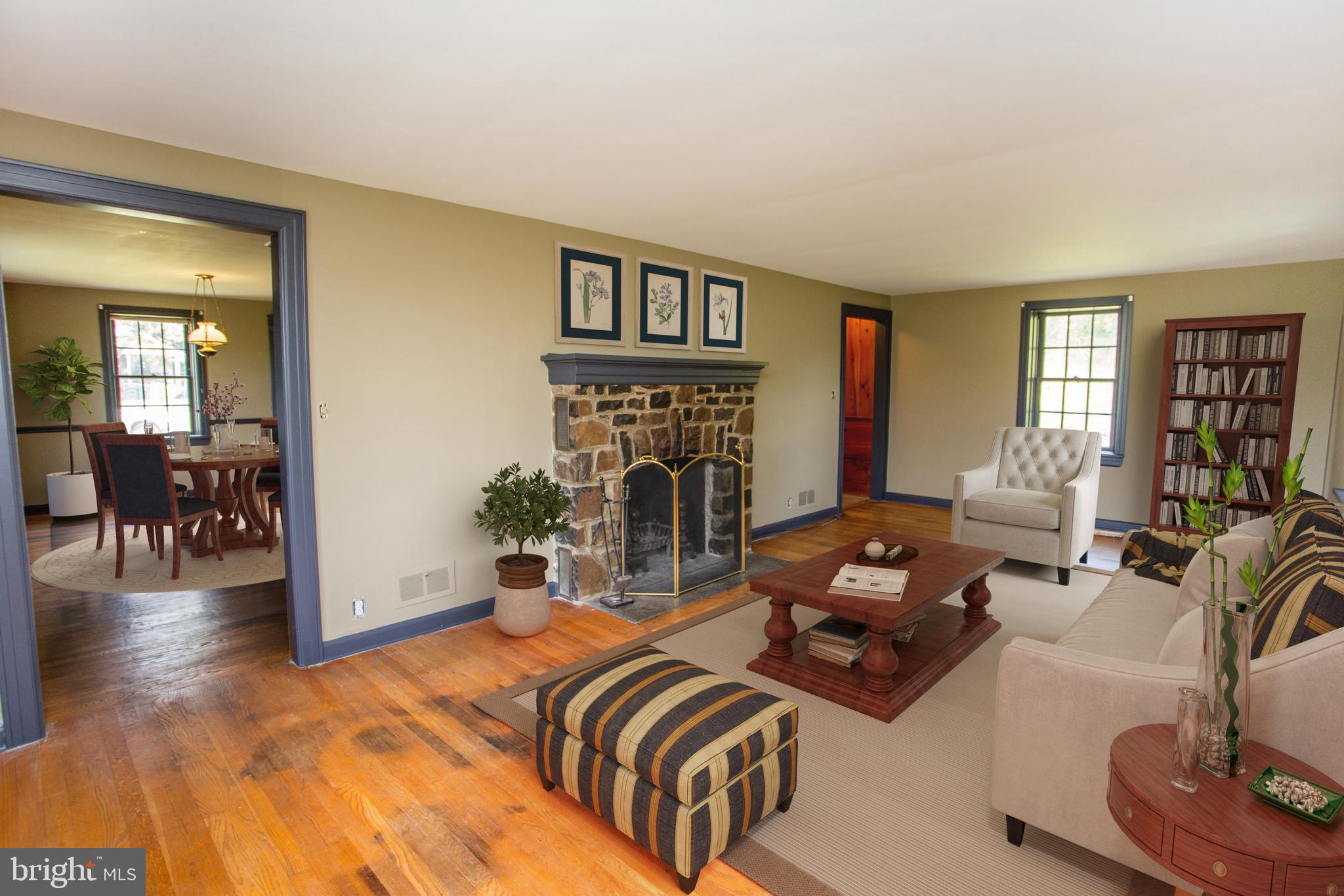 54 Mt Joy Road Milford, NJ 08848 - Photo 10 of 43 Living Room - Virtually Staged