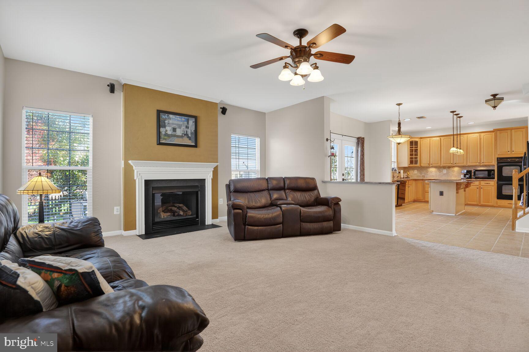 14272 Town Commons Way Gainesville, VA 20155 - Photo 10 of 32 a living room with furniture and a fireplace