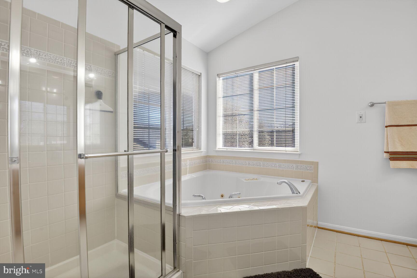 14272 Town Commons Way Gainesville, VA 20155 - Photo 19 of 32 a bathroom with a bathtub and a shower