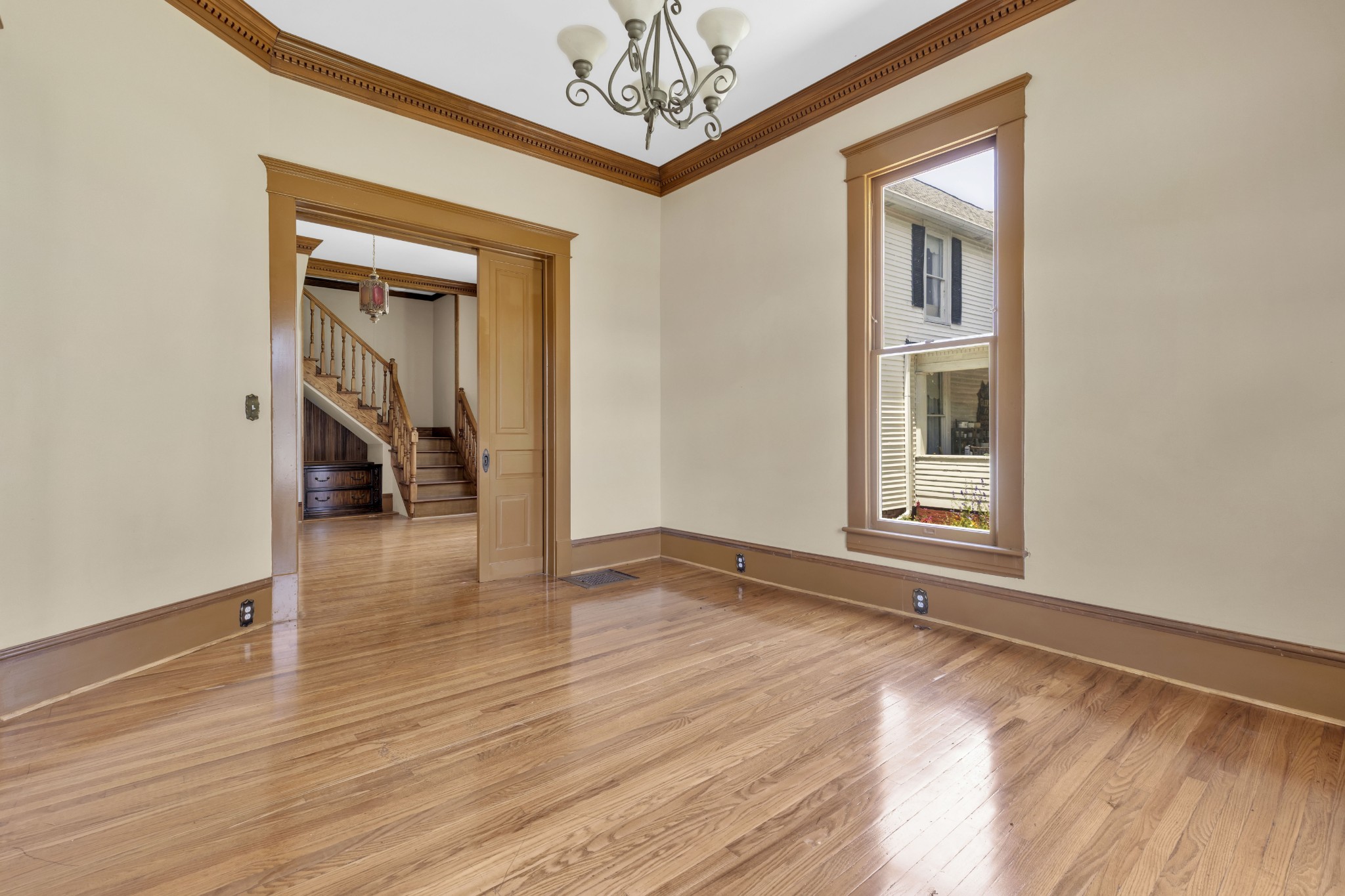 115 North Main Street Springfield, TN 37172 - Photo 15 of 24 a view of livingroom with hallway and wooden floor