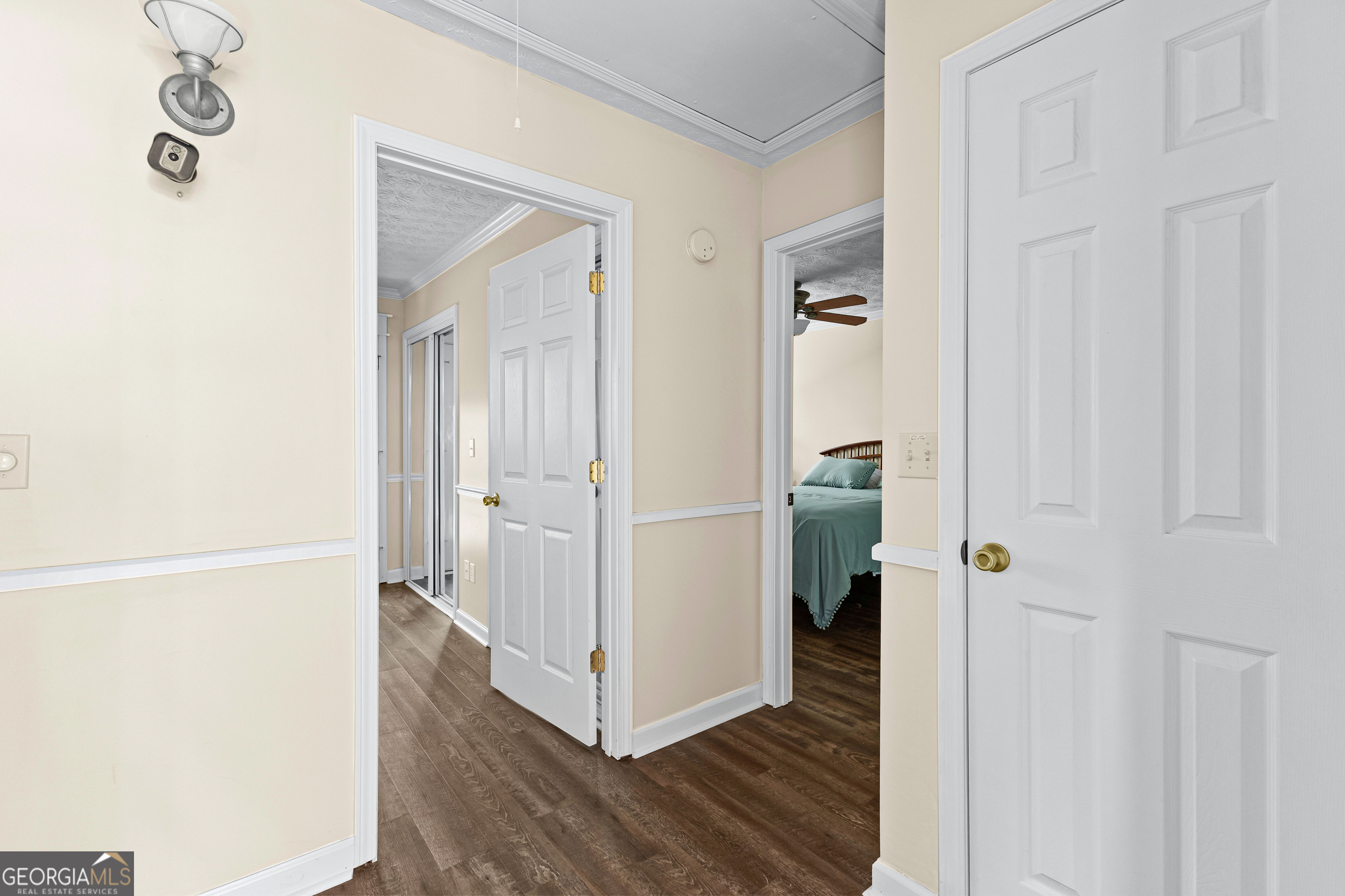 329 Chickadee Court Monticello, GA 31064 - Photo 27 of 59 a view of a hallway with wooden floor and closet