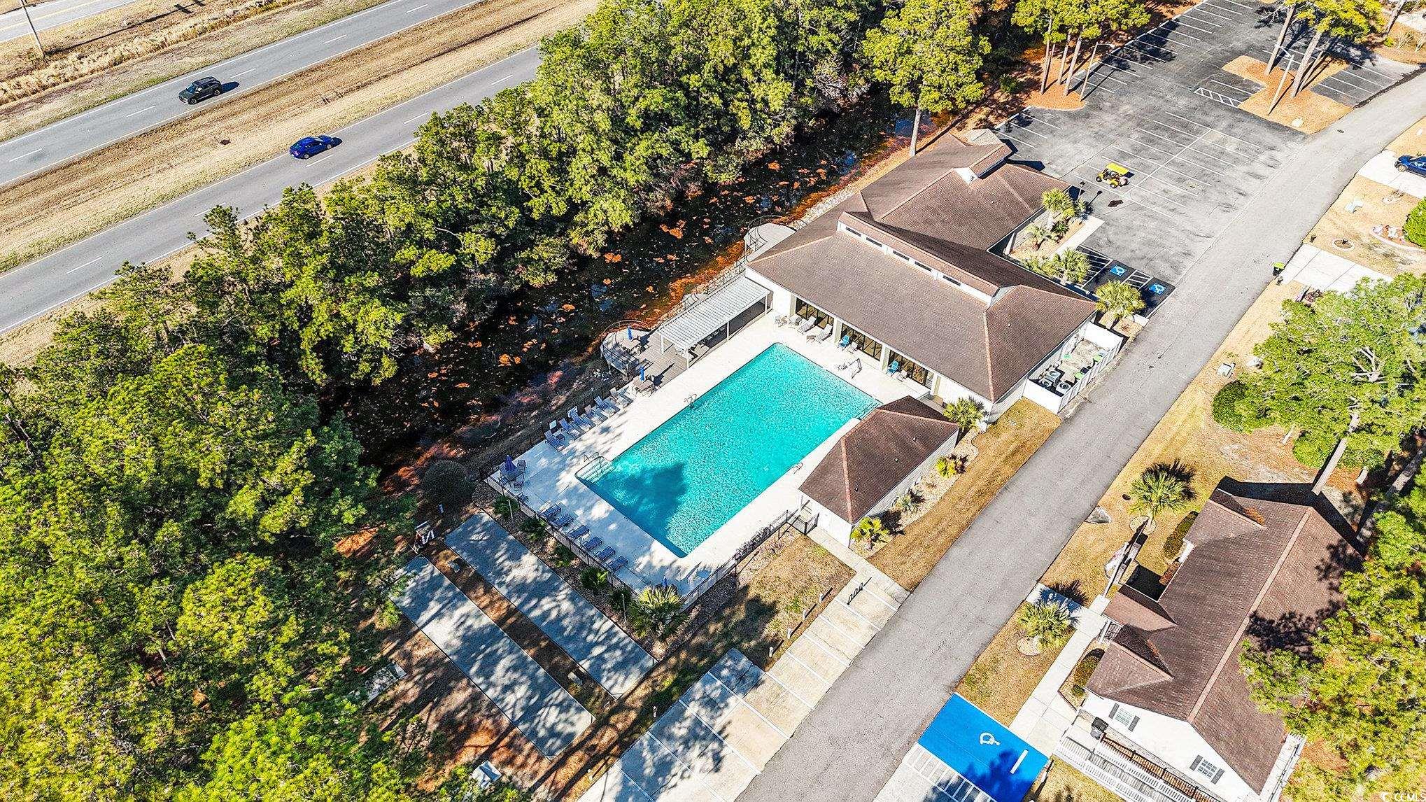 3268 Pecan Trail Murrells Inlet, SC 29576 - Photo 37 of 38 Aerial view of property and surrounding area featuring a nearby body of water and nearby suburban area