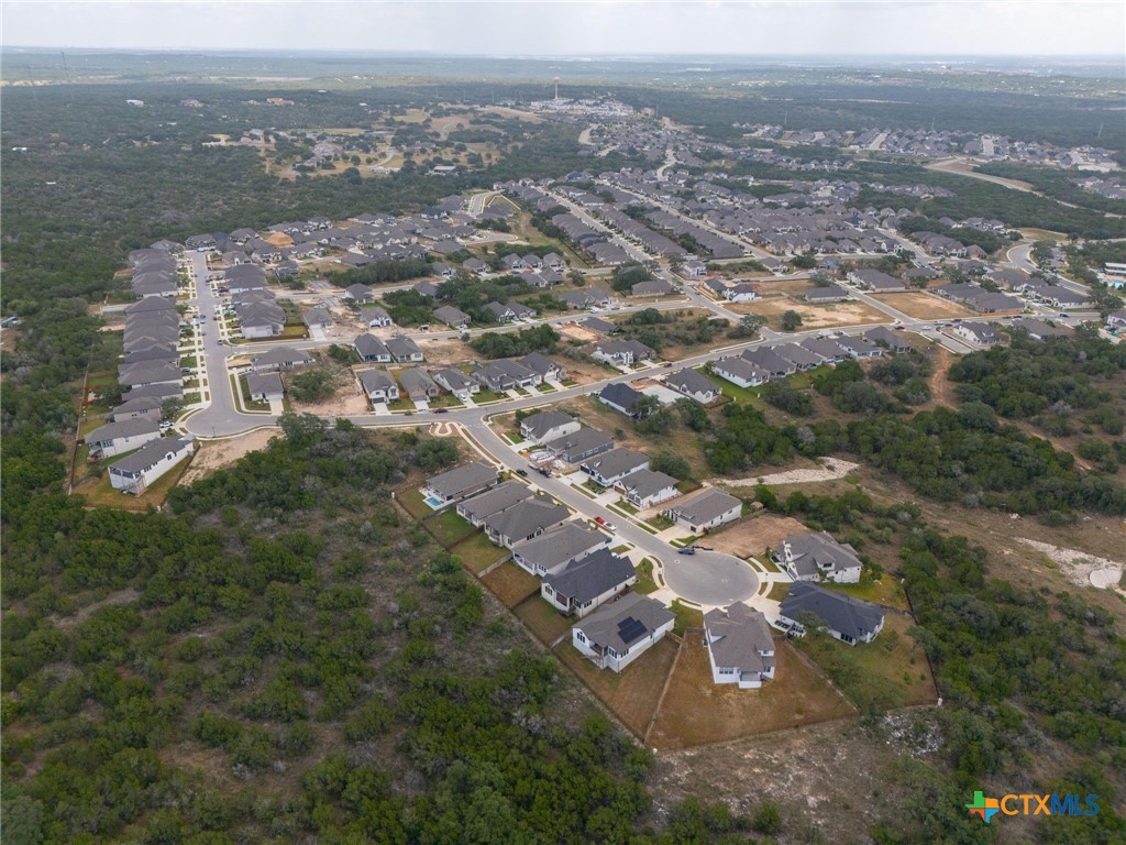 132 Lambs Ear Path San Marcos, TX 78666 - Photo 42 of 43 an aerial view of residential building with parking space