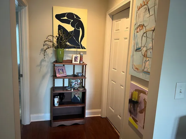 a view of walk in closet