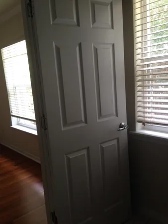 a view of front door