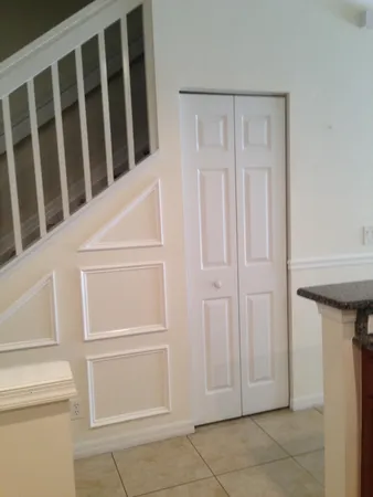 a view of front door