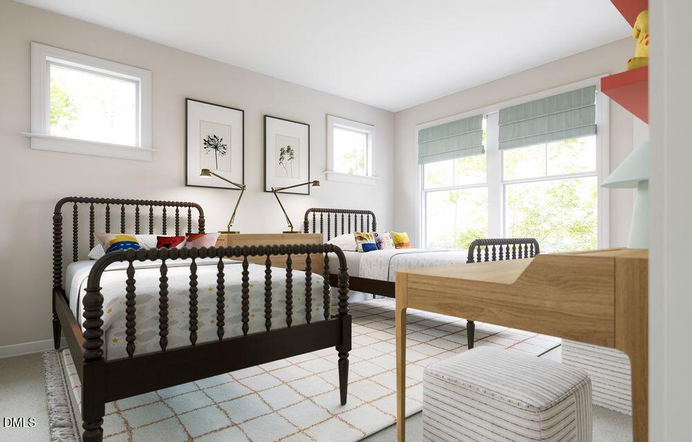 740 Bolera Road Knightdale, NC 27545 - Photo 15 of 32 a bedroom with furniture and a window