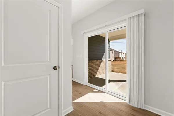 a view of front door