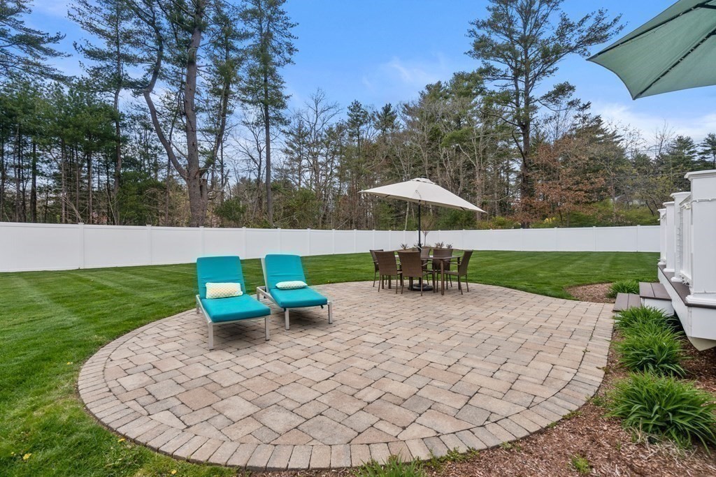 3 Dutton Drive Mansfield, MA 02048 - Photo 11 of 42 a view of a backyard with sitting area and furniture
