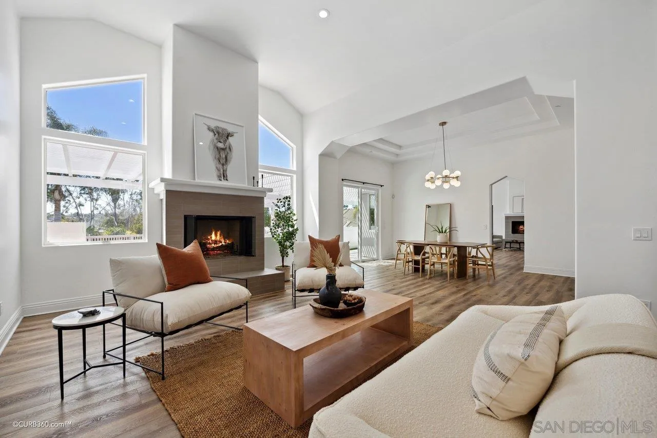 17035 Edina Court Poway, CA 92064 - Photo 3 of 52 a living room with furniture fireplace and window