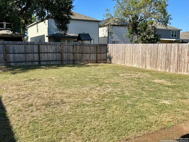 a view of a park with slide