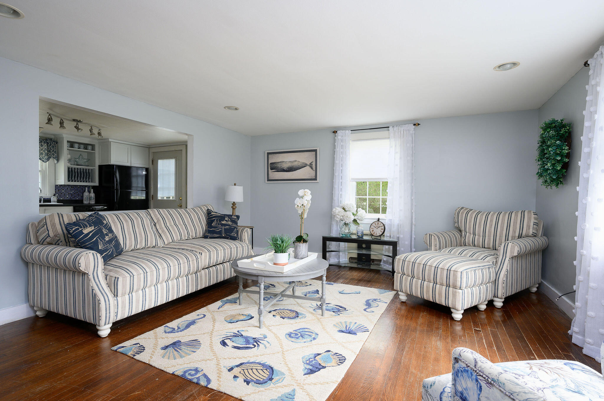 346 Old Stage Road Centerville, MA 02632 - Photo 4 of 23 a living room with furniture and wooden floor