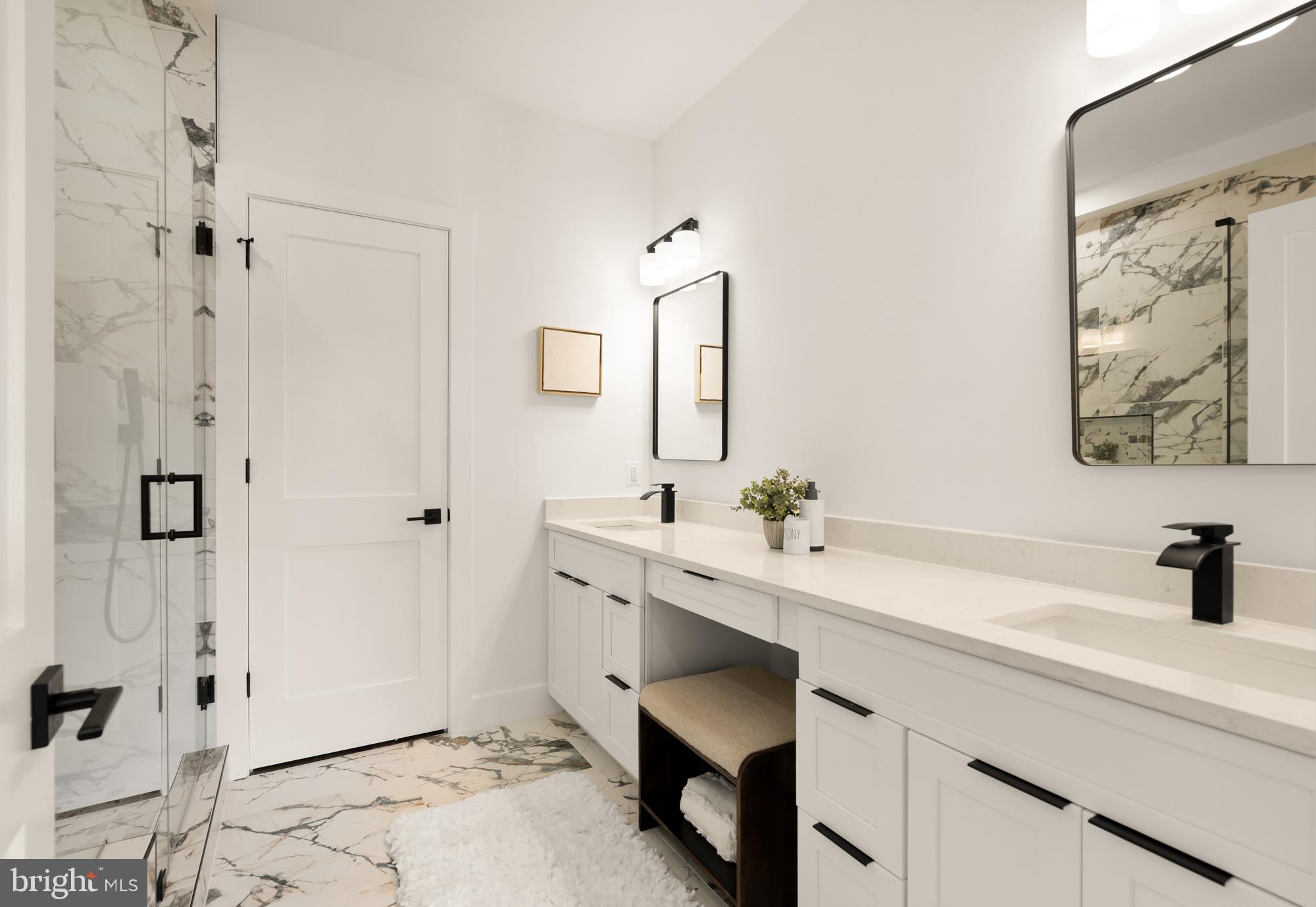 1251 Morse Street Northeast, Unit B Washington, DC 20002 - Photo 20 of 37 a bathroom with a sink and a mirror
