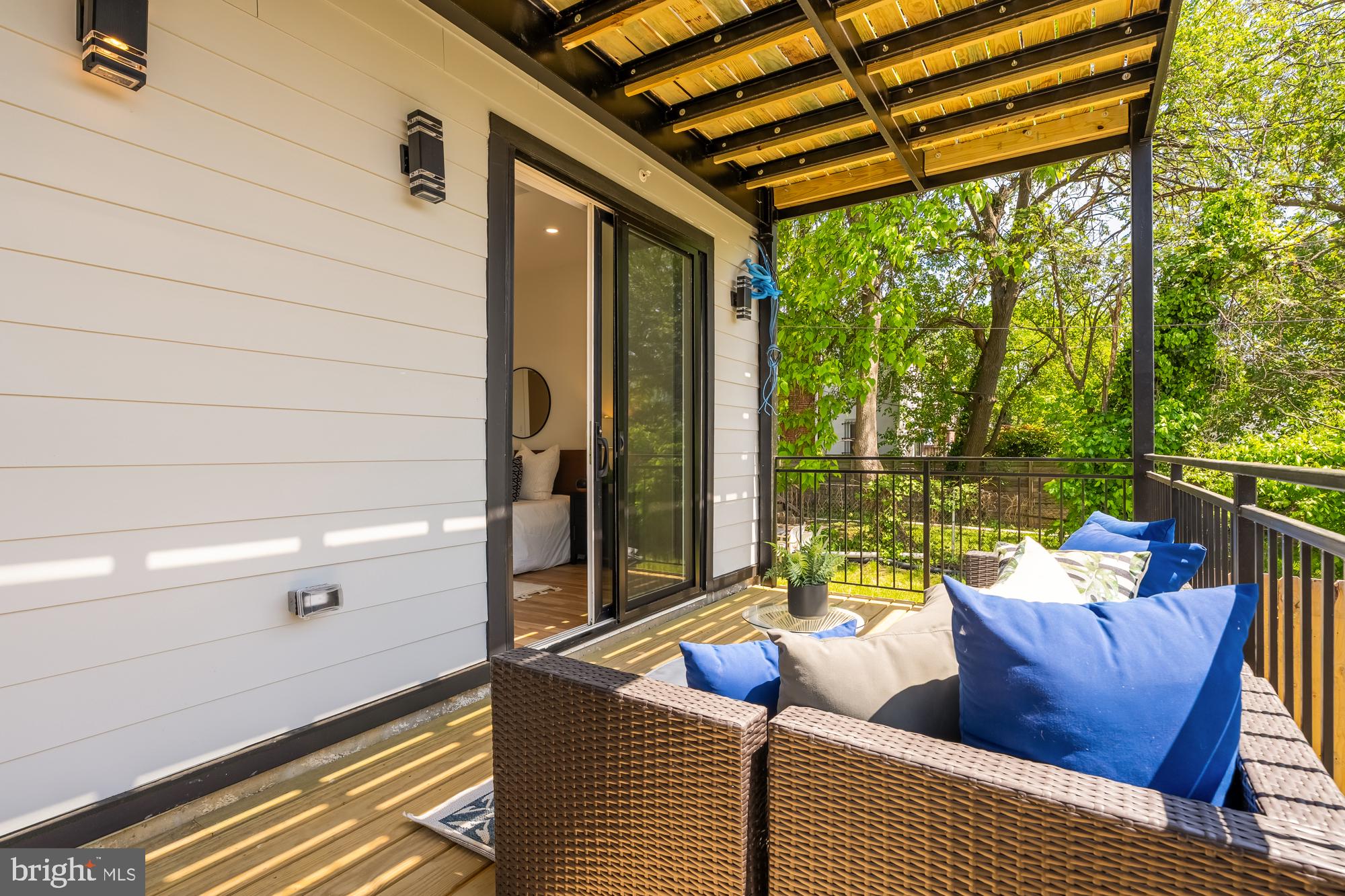 1251 Morse Street Northeast, Unit B Washington, DC 20002 - Photo 32 of 37 a view of two chairs in the balcony