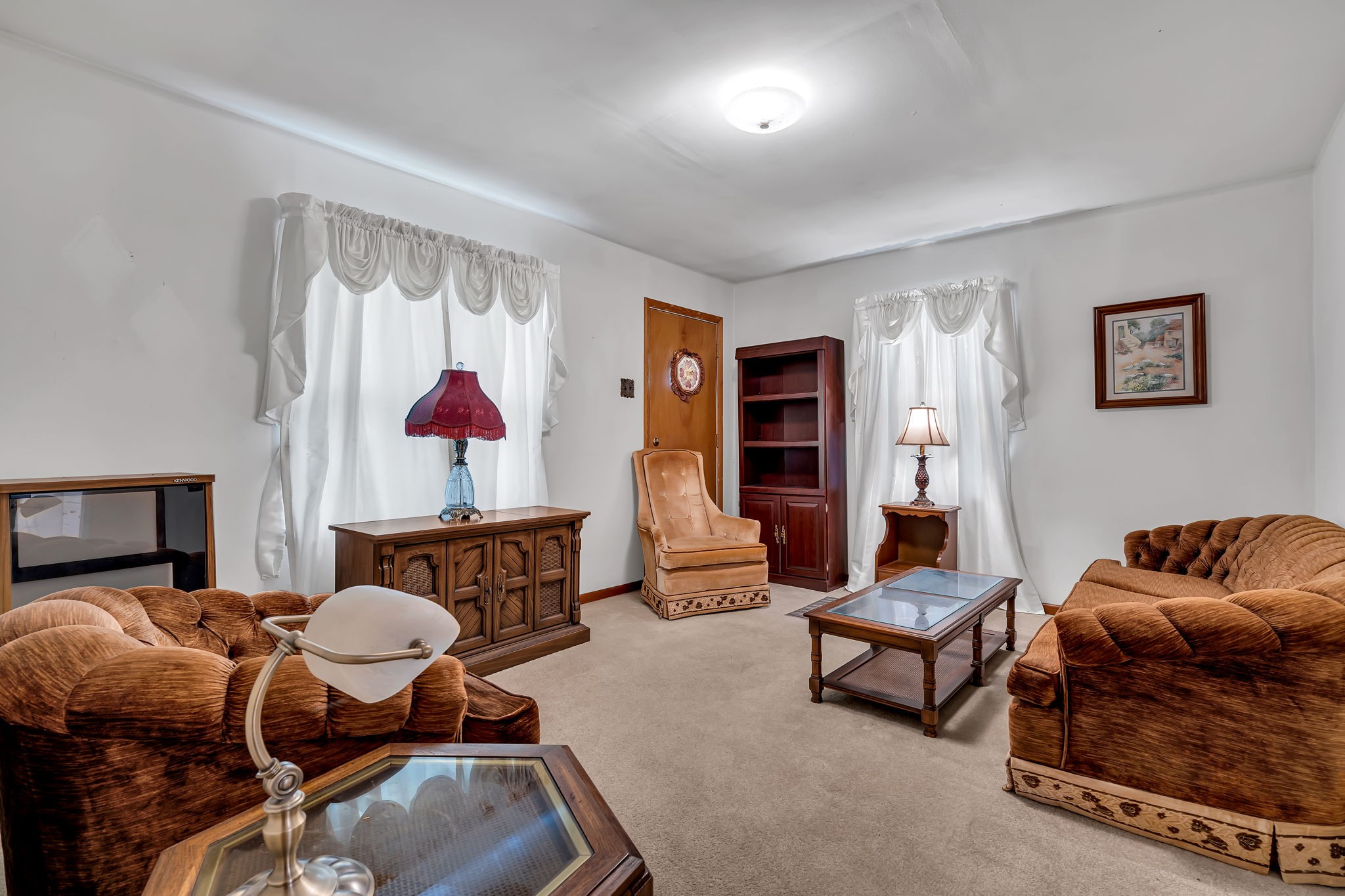 390 Southside Road Cunningham, TN 37052 - Photo 9 of 22 a living room with furniture and a flat screen tv