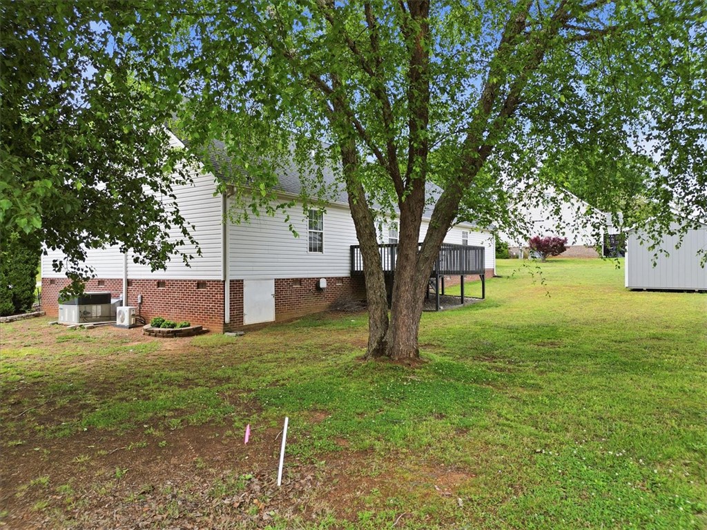 166 Amberwood Drive Anderson, SC 29621 - Photo 31 of 38 This spacious yard offers ample outdoor living space, perfect for recreation and relaxation.