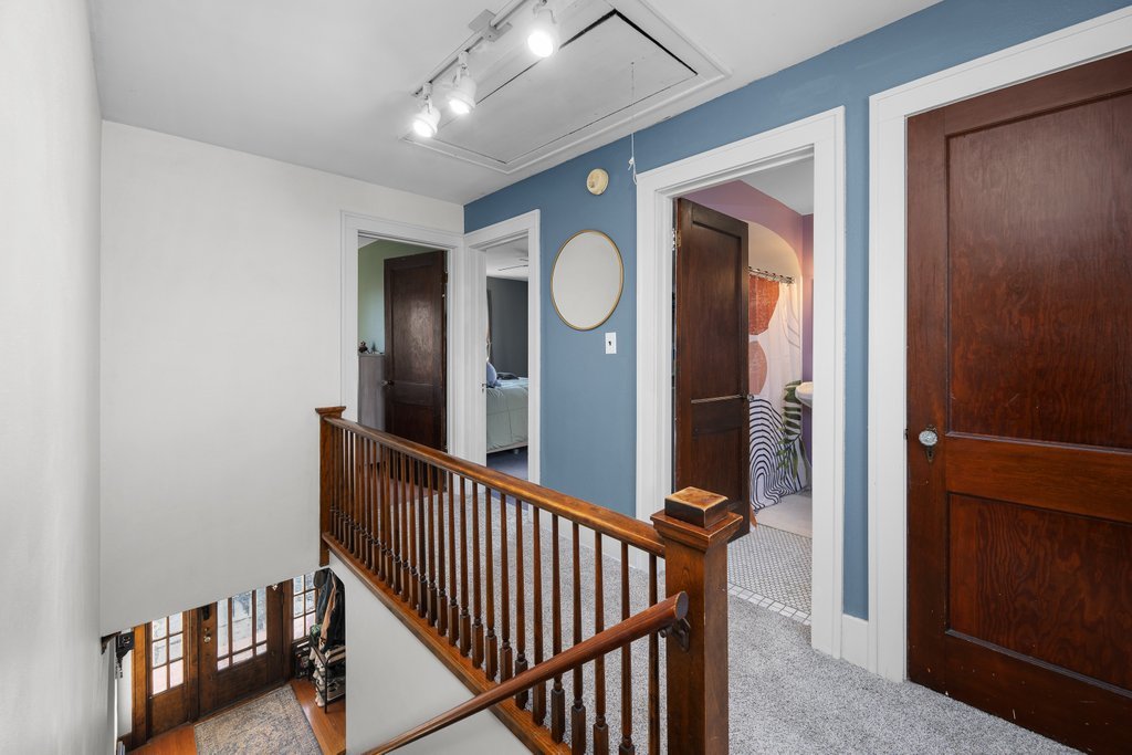 2545 18th Avenue A Moline, IL 61265 - Photo 14 of 28 a view of a hallway with wooden floor and entryway