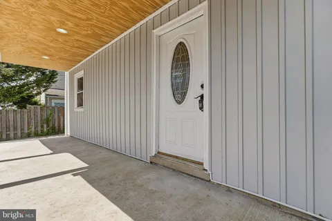 a backyard of a house