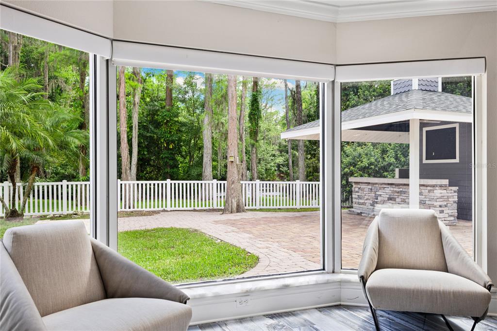 3663 Berger Road Lutz, FL 33548 - Photo 13 of 65 a living room with furniture and a garden