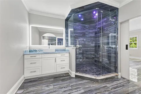 a view of a storage room