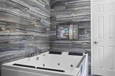 a view of a house with swimming pool