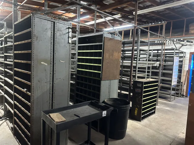 a view of storage and utility room