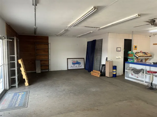 a view of room with gym equipment