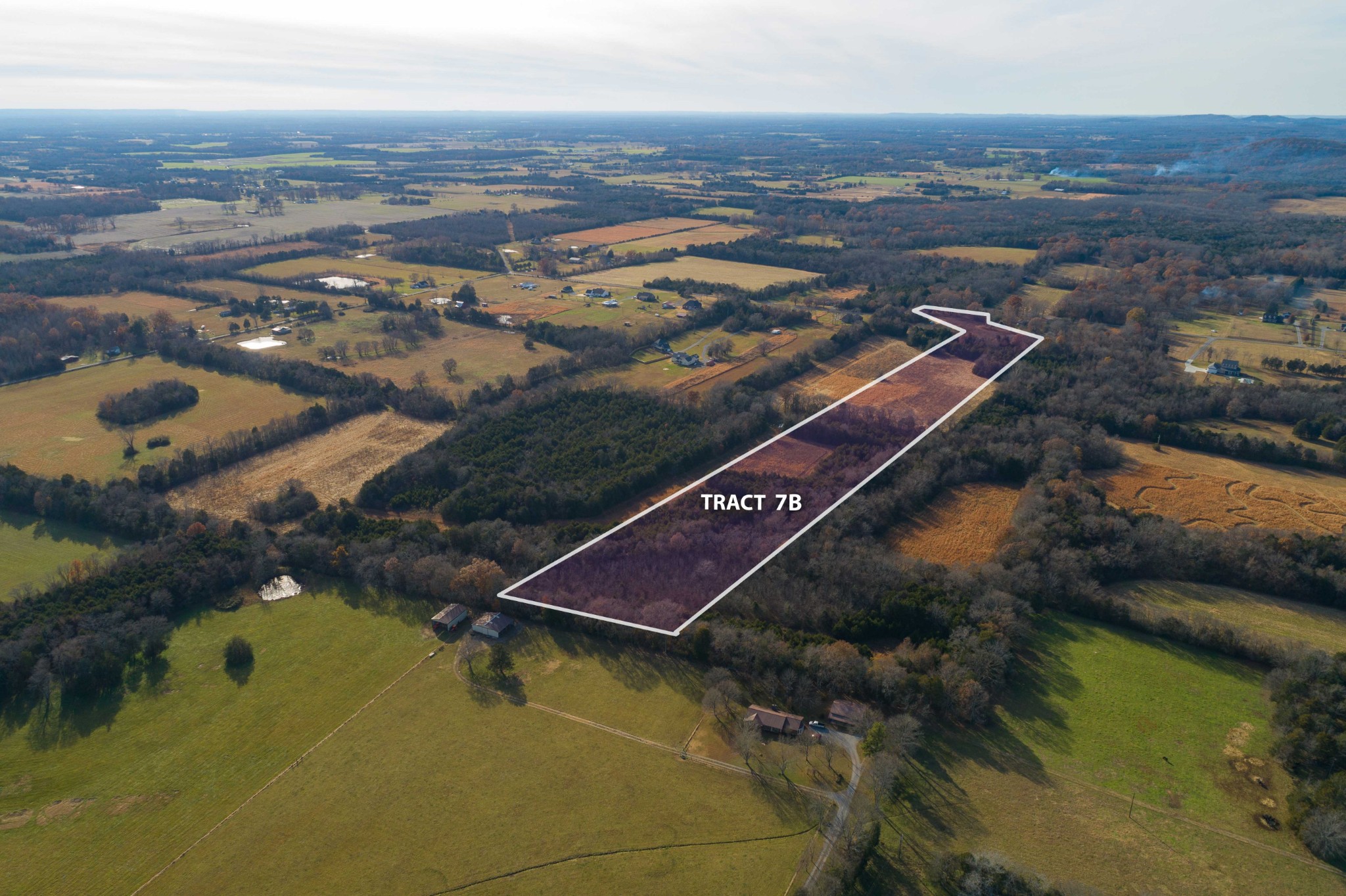 7 B Newtown Road Rockvale, TN 37153 - Photo 7 of 9 an aerial view of residential houses with outdoor space