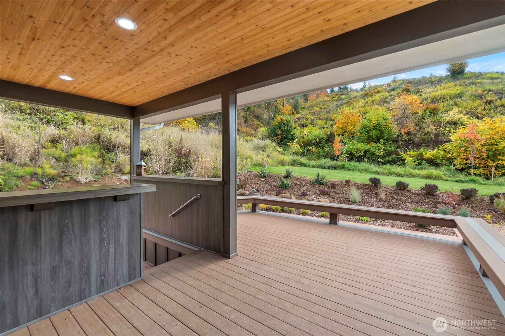 1851 Bloomhardt Road Raymond, WA 98577 - Photo 25 of 31 a view of a two room with wooden floor and outdoor space