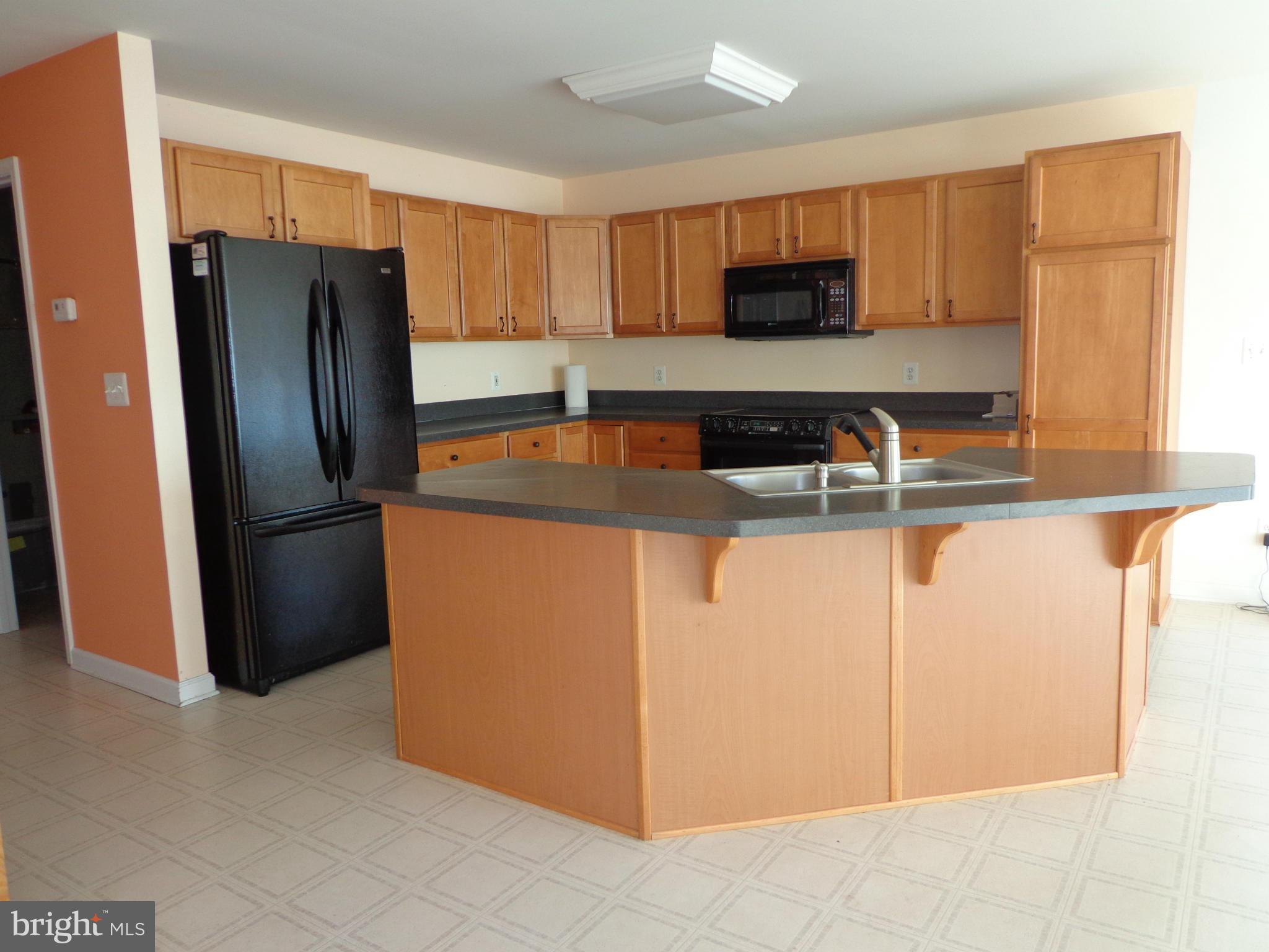 915 Oakdene Road Baltimore, MD 21220 - Photo 7 of 30 a kitchen with granite countertop a refrigerator and a sink