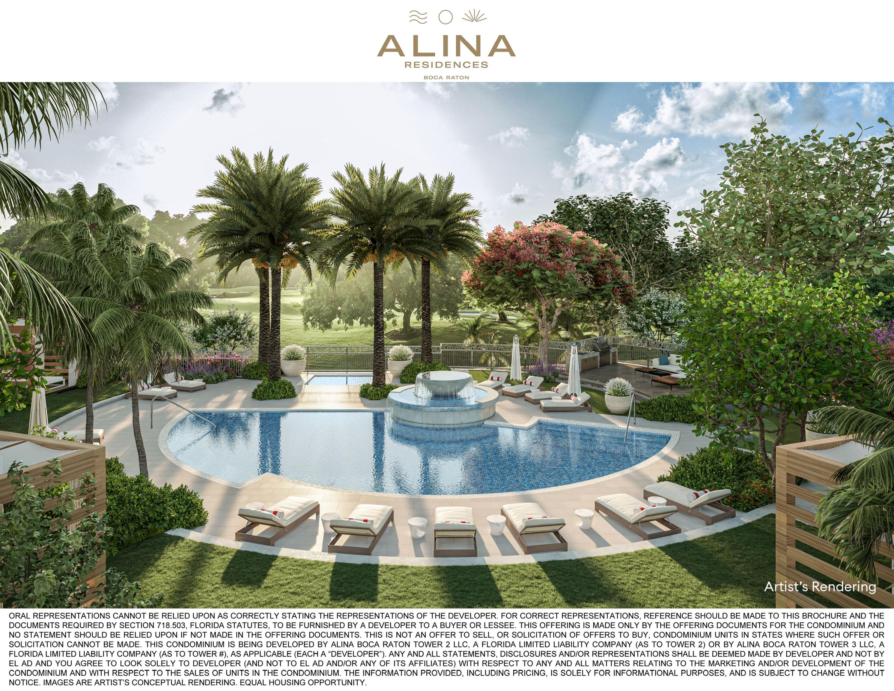 210 Southeast Mizner Boulevard, Unit 604 Boca Raton, FL 33432 - Photo 16 of 19 a view of a swimming pool with a yard