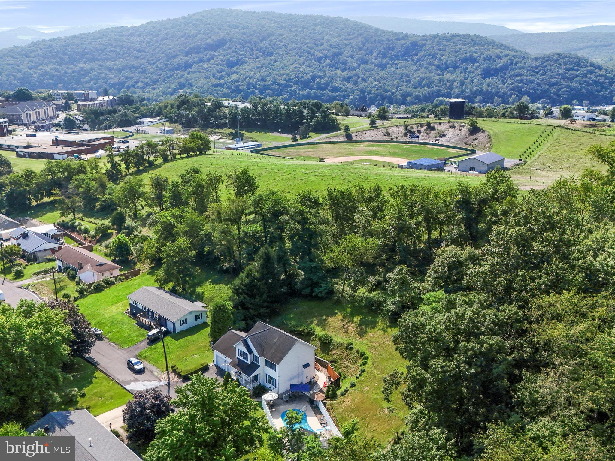 339 D Street Keyser, WV 26726 - Photo 44 of 47 an aerial view of a house with a garden