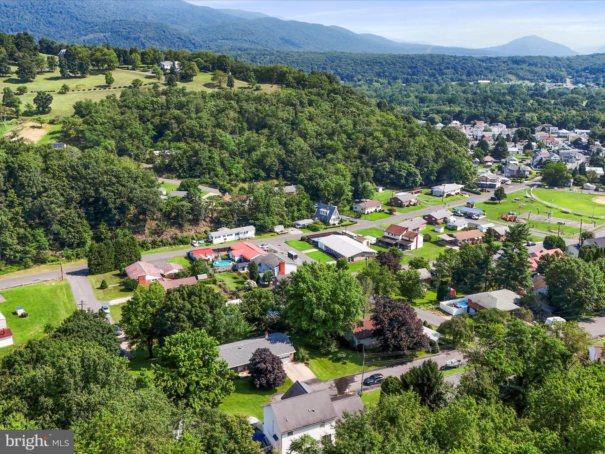 339 D Street Keyser, WV 26726 - Photo 46 of 47 an aerial view of a houses with a yard