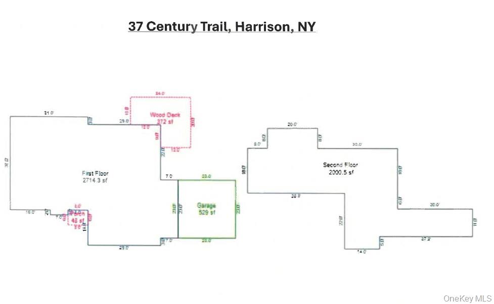 37 Century Trail Harrison, NY 10528 - Photo 43 of 43 View of floor plan / room layout