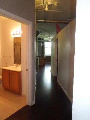 2323 West Pershing Road, Unit 226 Chicago, IL 60609 - Photo 8 of 8 a view of a hallway with wooden floor