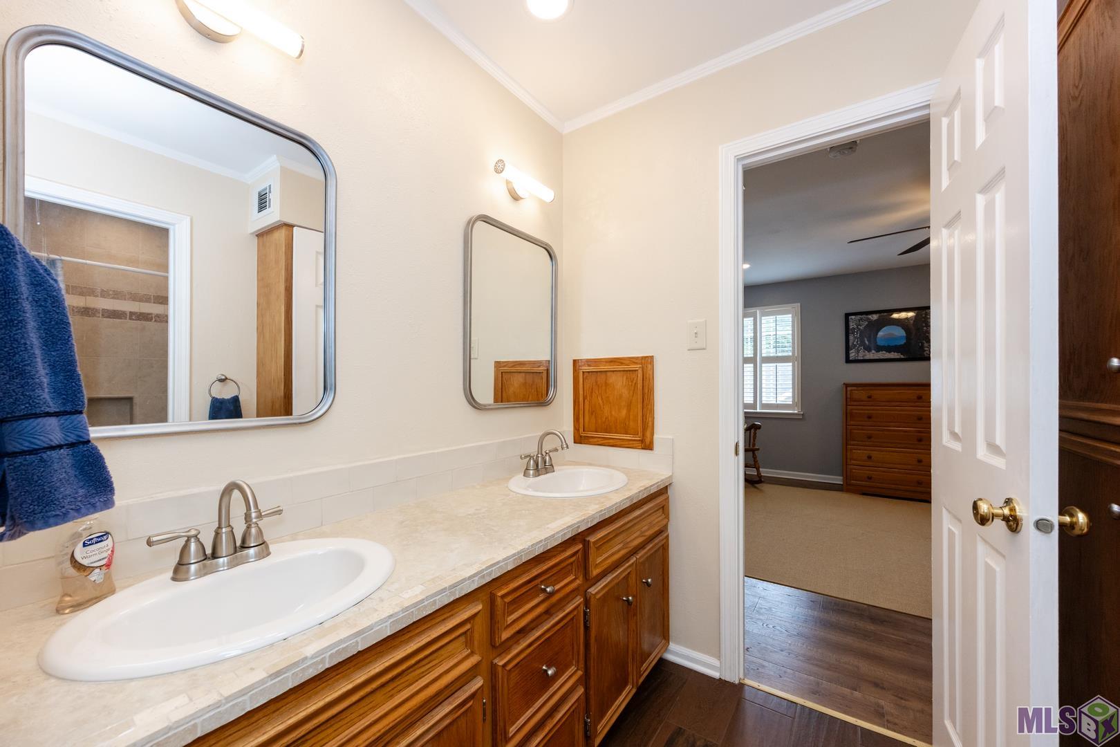 317 West Woodstone Court Baton Rouge, LA 70808 - Photo 33 of 48 Vanity in Full Bath Between Upstairs Bedrooms