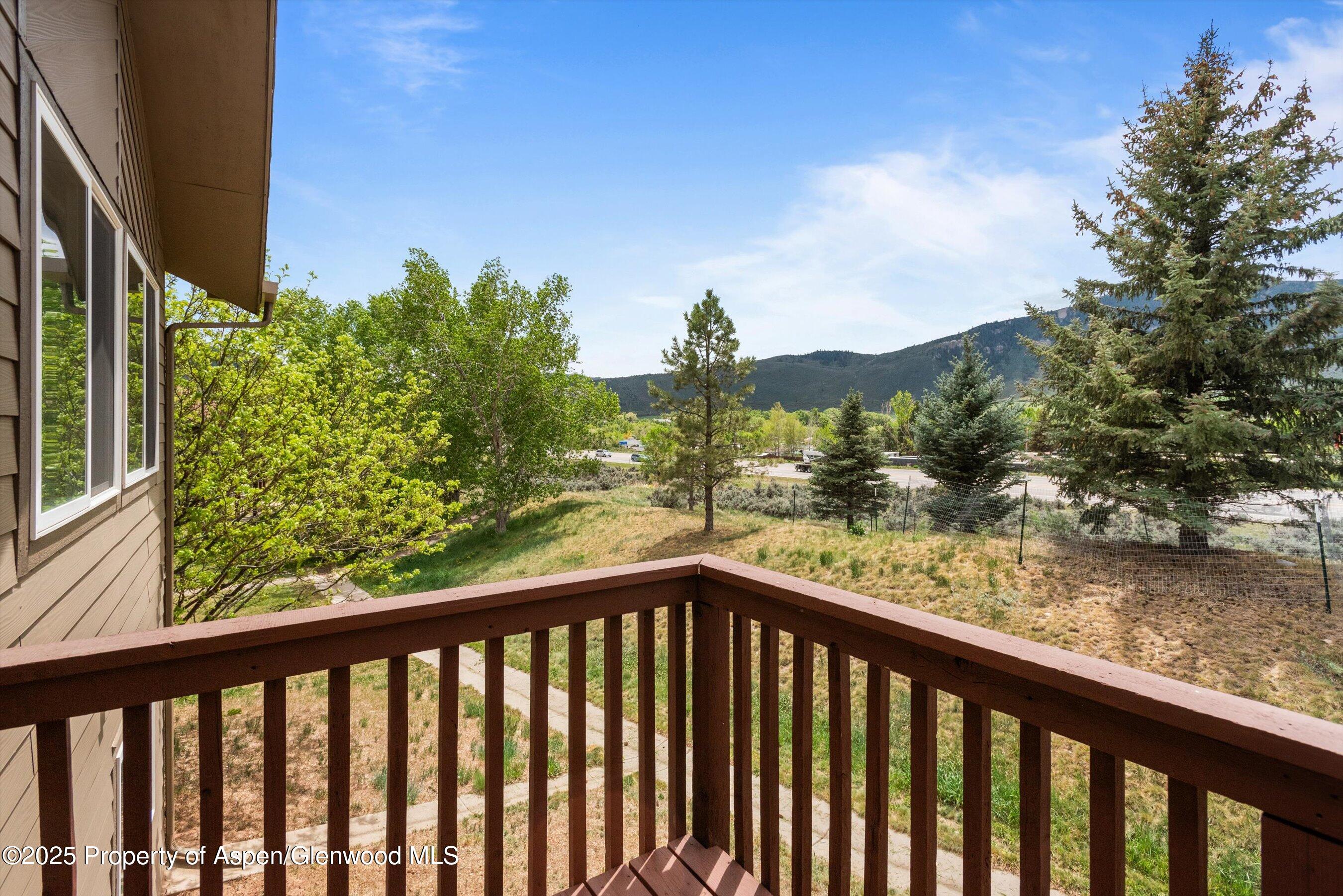 21 Pine Ridge Road Basalt, CO 81621 - Photo 15 of 25 a view of a balcony with an outdoor space