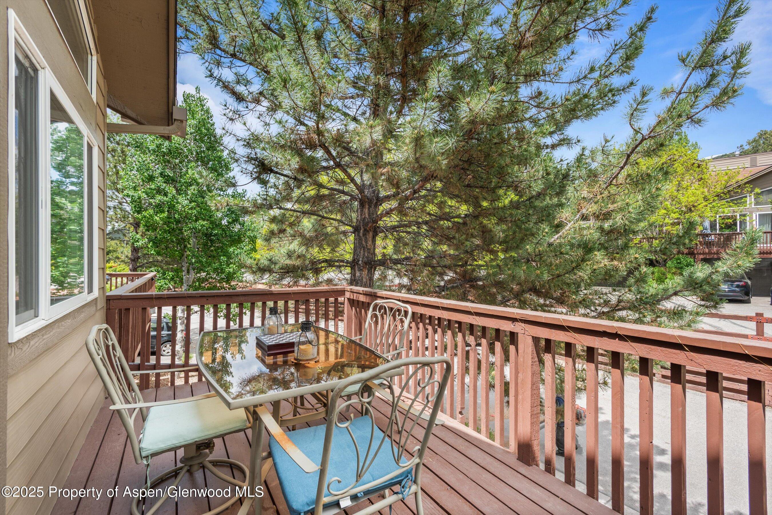 21 Pine Ridge Road Basalt, CO 81621 - Photo 5 of 25 a view of a chair in wooden deck