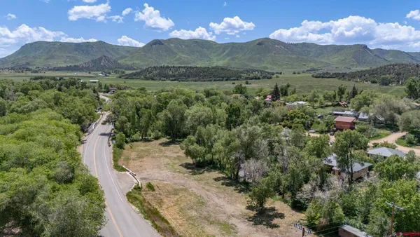 a view of a city with mountain view