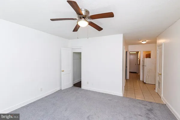 a view of an empty room