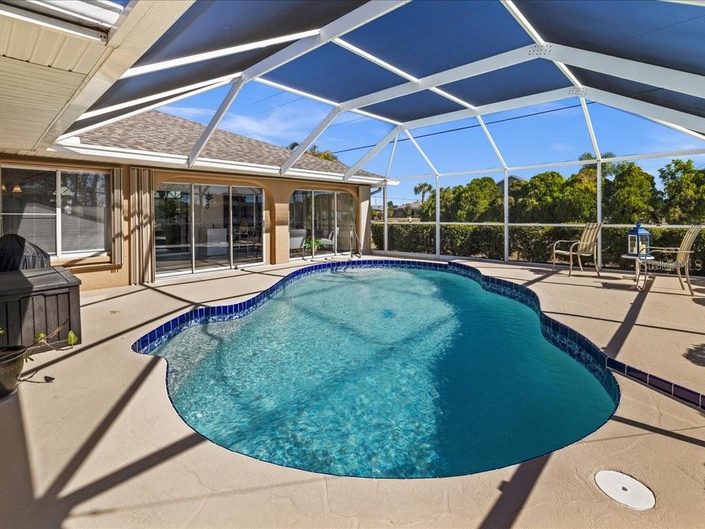 25263 Padre Lane Punta Gorda, FL 33983 - Photo 40 of 60 a view of a swimming pool with a patio