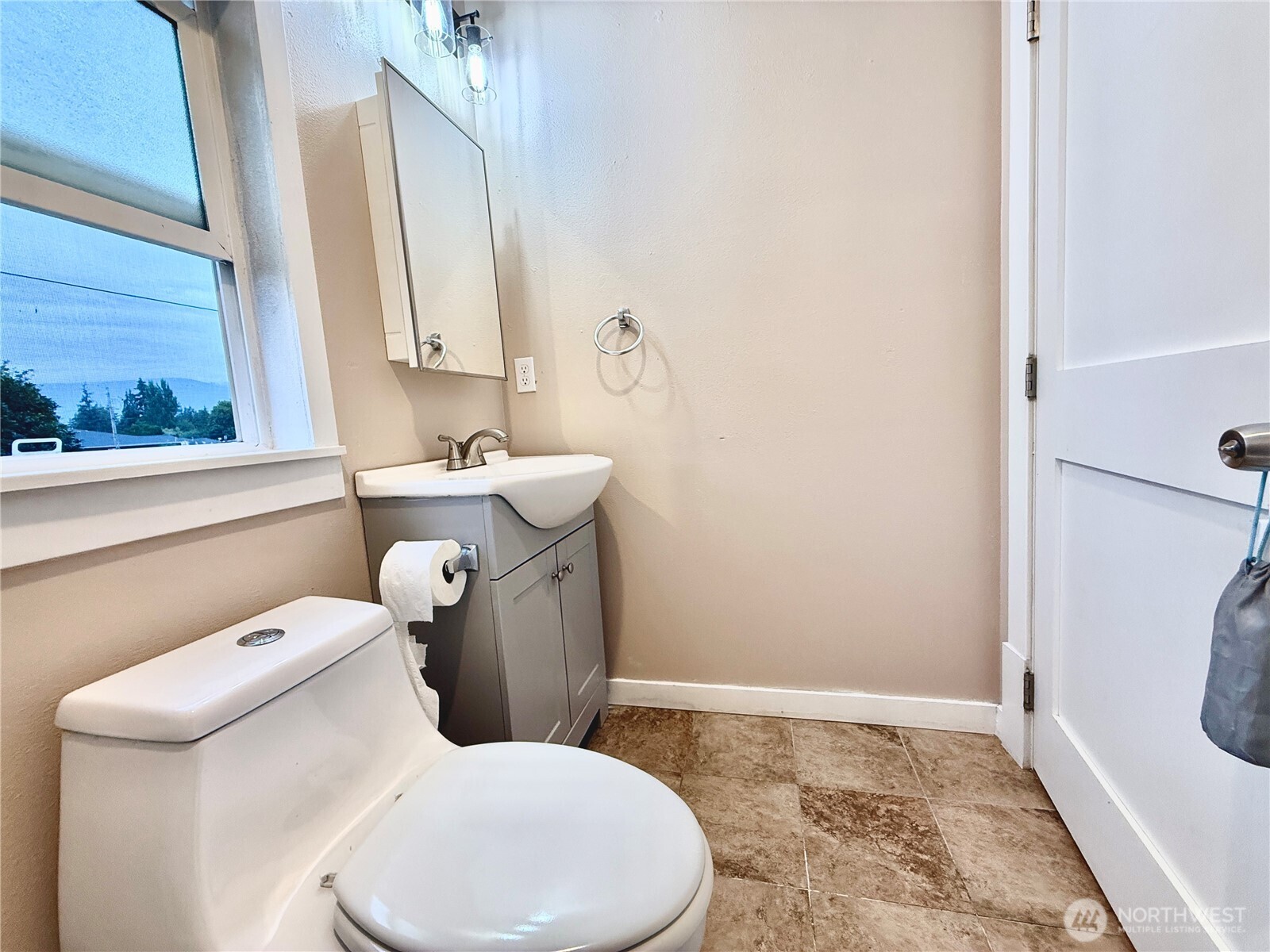1010 Talcott Street Sedro-Woolley, WA 98284 - Photo 18 of 27 a white toilet sitting next to a bathroom sink