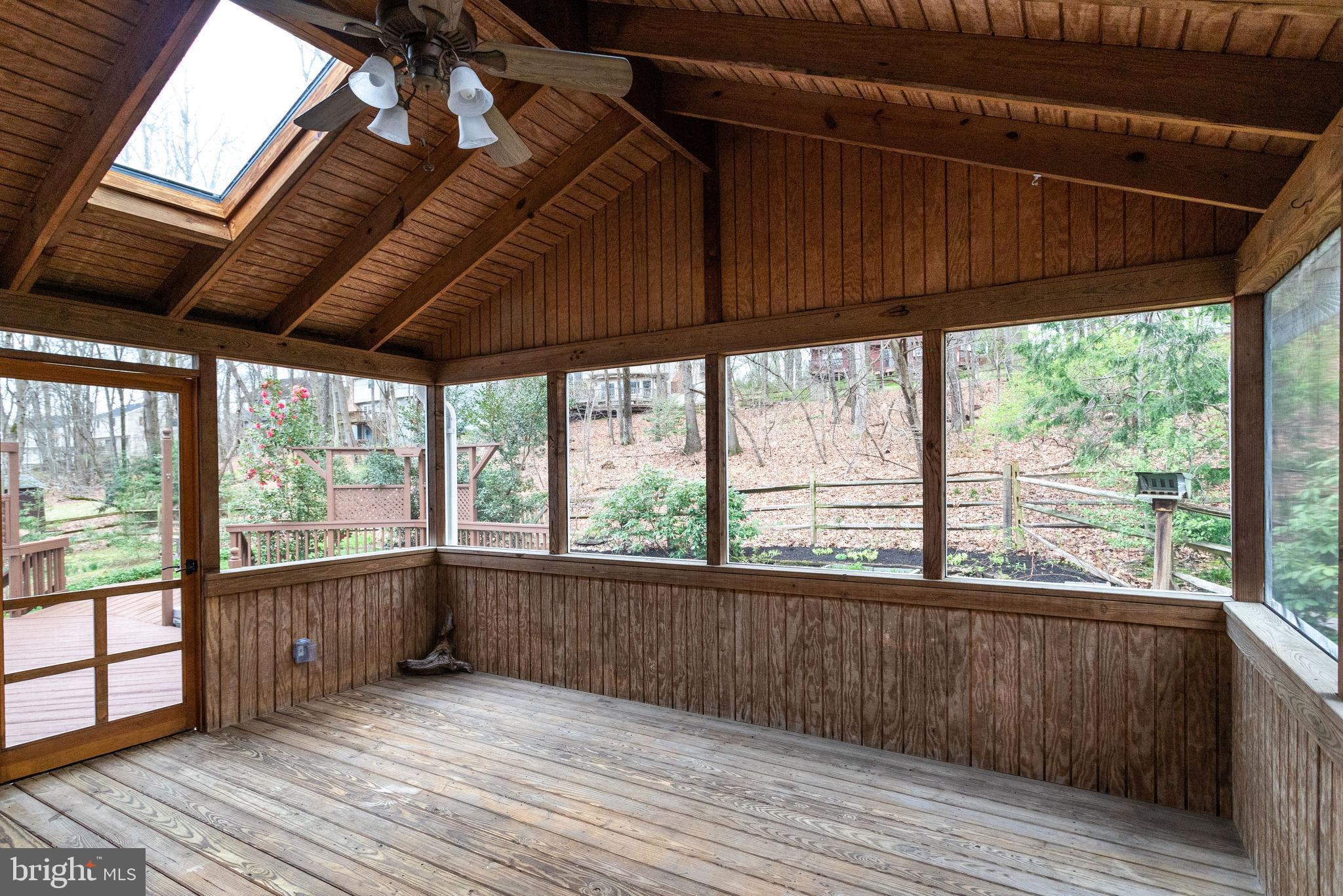 1832 Post Oak Trail Reston, VA 20191 - Photo 13 of 39 Great view of yard and walk out to large deck
