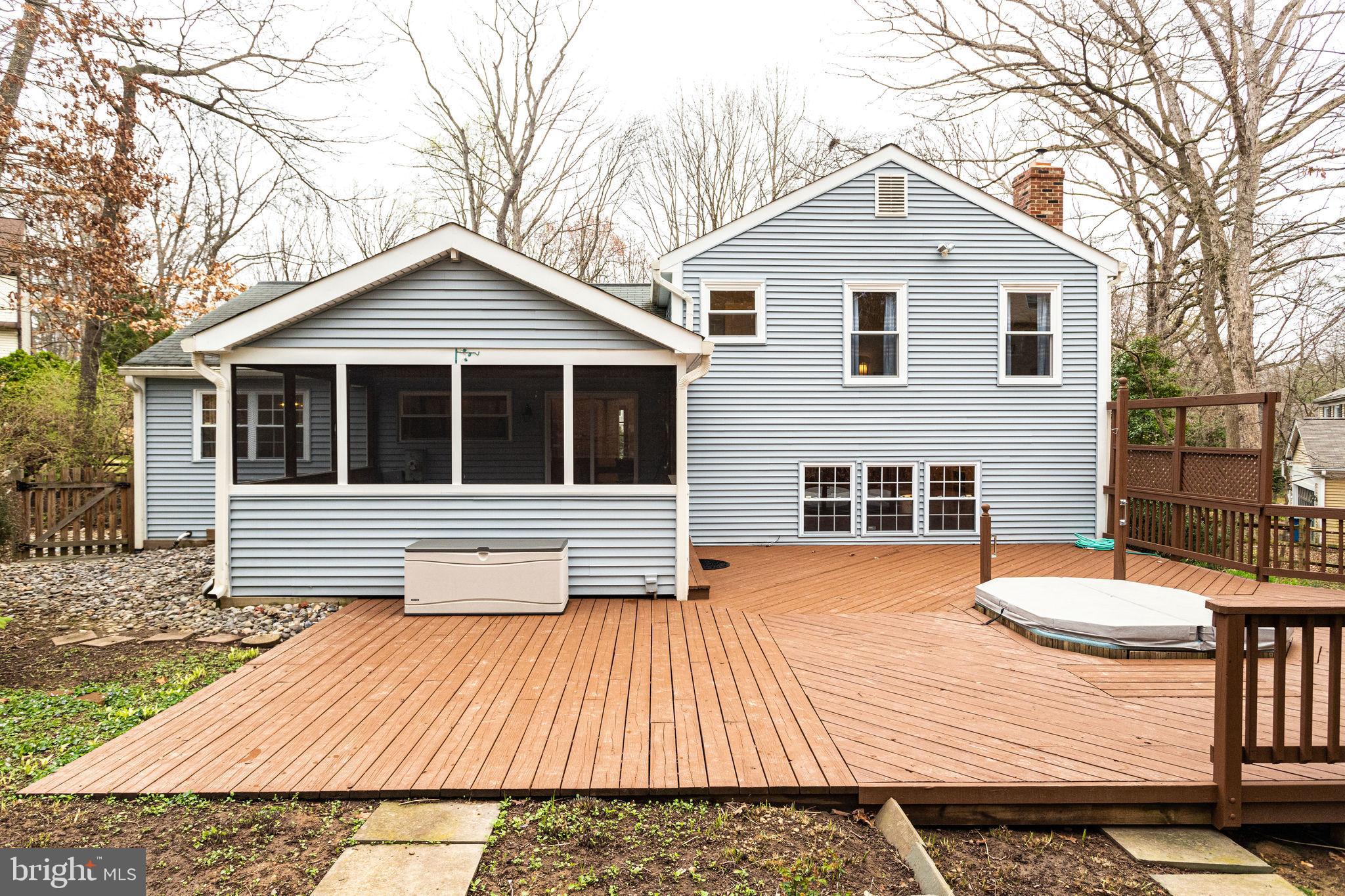 1832 Post Oak Trail Reston, VA 20191 - Photo 33 of 39 Large deck and screened porch for entertaining