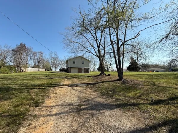 a front view of house with yard